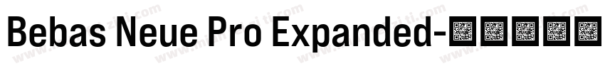 Bebas Neue Pro Expanded字体转换
